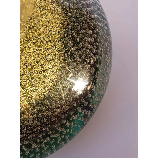 1940s Flavio Poli Seguso Murano Glass Sommerso Bullicante Bowl Ashtray For Sale - Image 13 of 15