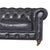 Century Chesterfield Sofa - Slate Leather For Sale - Image 10 of 10