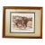 Vintage 1982 Original Etching of Legendary Race Horse “Affirmed” in a Race For Sale