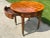 Late 20th Century Vintage Henredon Federal-Style Round Center Table | Traditional Neoclassical Occasional Table With Drawer & Brass Casters For Sale - Image 5 of 11