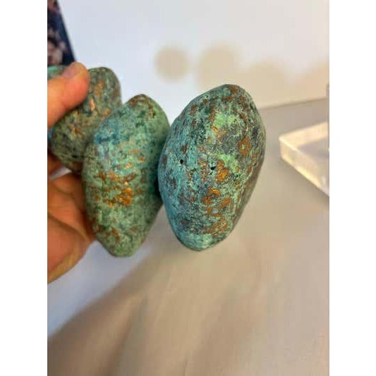 Ceramic Stacked Ceramic Rocks Sculpture by John Costanza, Organic Modern, 1985 For Sale - Image 7 of 10
