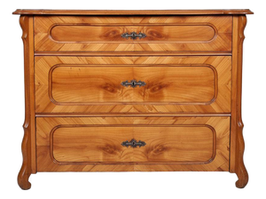 Antique Biedermeier Cherrywood Chest of Drawers, France, 1830s