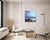 Blue Turning Tide - Original Contemporary Coastal Landscape Oil Painting on Canvas by Phoebe Brunner For Sale - Image 8 of 9