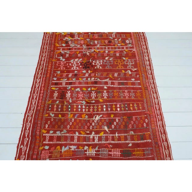 Beautiful vintage turkish kilim made pure handspun wool and dyed naturally . Beautiful pastel colors. this vintage Cicim...