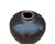 Vintage Chinese Glazed Ovoid Shaped Pot, in a wonderful dark brown glaze and striated surface. 20.5Hx20x20