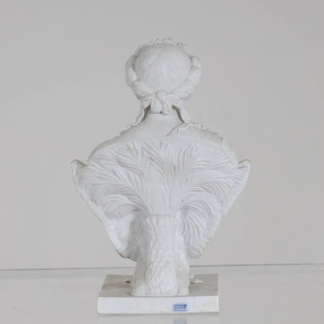 After Bertel Thorvaldsen, Bust of Napoleon Bonaparte, 19th Century, Bisque Porcelain For Sale - Image 4 of 9