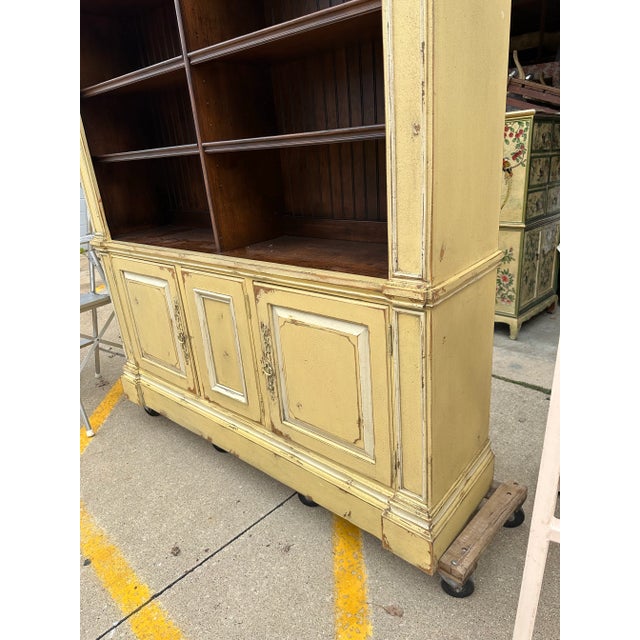 Habersham Chantepie Library in Venetian Parchment For Sale - Image 9 of 12