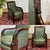 Empire bergère in mahogany, early 19th century, very fine work of carved mahogany - skai covering - H=94cm, H seat=45cm,...