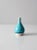 Turquoise Studio Pottery Bottle Neck Bud Vase For Sale - Image 8 of 8