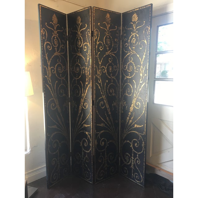 French Style 4 Panel Room Divider/Screen Chairish