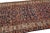 1910s Antique Malayer Handmade Allover Motif Blue and Rust Wool Runner For Sale - Image 5 of 9