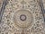 Vintage Exceptionally Fine Nain Habibian Area Rug, Hand-Knotted Wool & Silk, Floral Pattern, 6x10, Ivory & Blue For Sale - Image 4 of 9