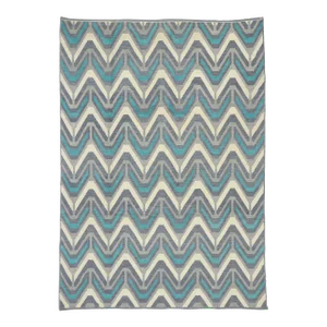 2010s Retro Chevron Moroccan Rug, 08’10 X 12'07