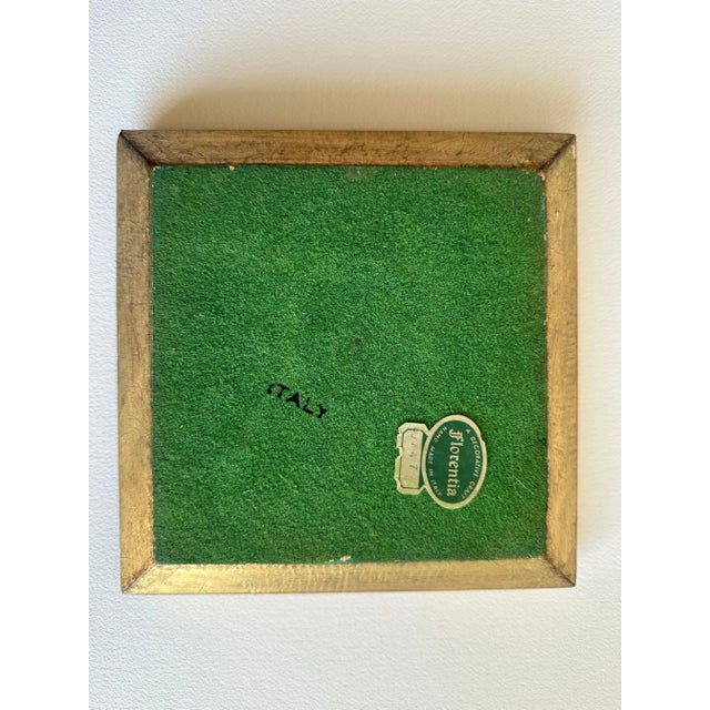 Italian Vintage Florentia Italy Dresser Tray Hand Made Catch All in Gold & Copper For Sale - Image 3 of 12