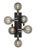 Mid-Century Modern Visual Comfort Modern Viaggio Wall LED Smoke and Polished Nickel For Sale - Image 3 of 3