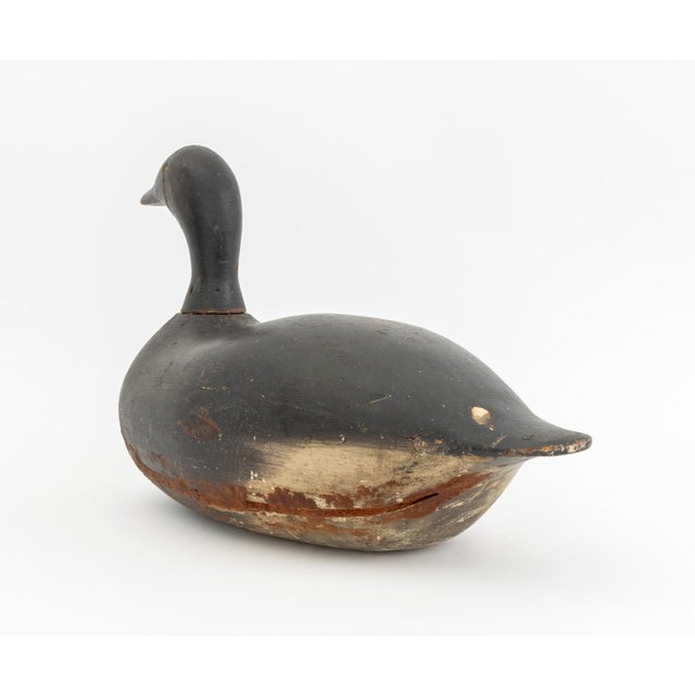 Late 20th Century American Painted and Carved Wood Duck Decoys, 2 For Sale - Image 5 of 14