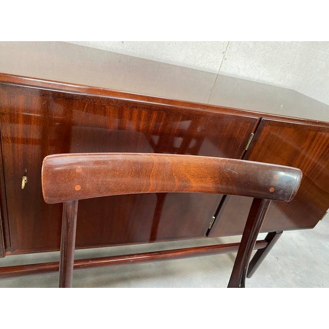 Wood Rungstedlund Dining Table and Chairs by Ole Wanscher for P. Jeppesen, Denmark, 1970s, Set of 8 For Sale - Image 7 of 18