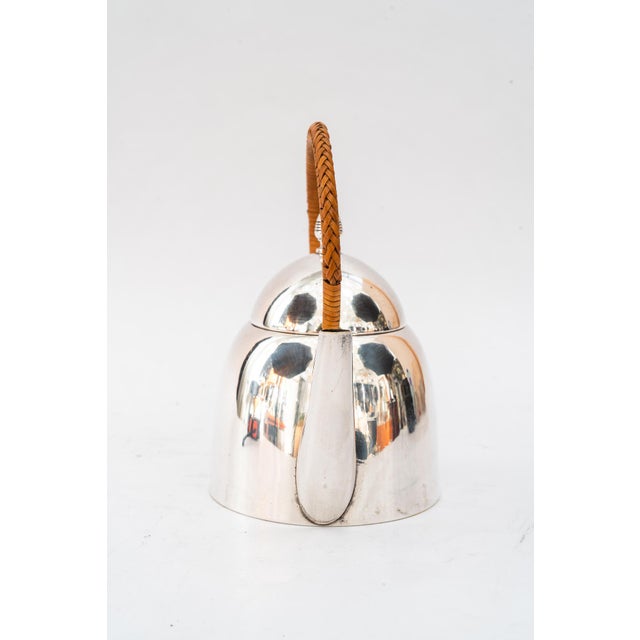 Silvered Brass Can, Vienna, 1920s For Sale - Image 7 of 10