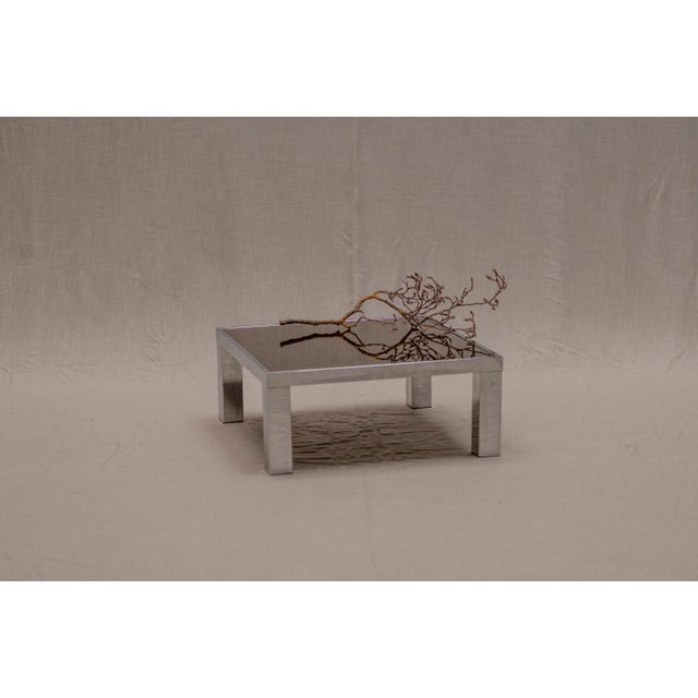 Space Age Coffee Table in Chromed Steel, 1970s For Sale - Image 6 of 11