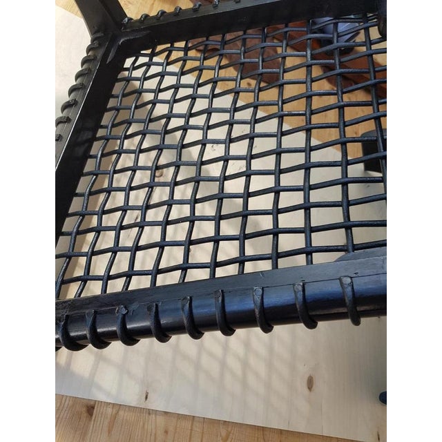 Black Black Woven and Leather Seat Walnut Klismos Chairs from Pescetta Home Decoration, Set of 6 For Sale - Image 8 of 18