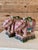 Pair of Chinese Export Famille Rose Style Elephant Bookends or Decorative Objects For Sale In Naples, FL - Image 6 of 11