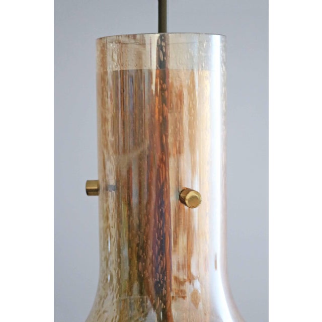 Vintage Bubble Glass Pendant Light from Leclaire & Schäfer, 1970s For Sale - Image 6 of 8