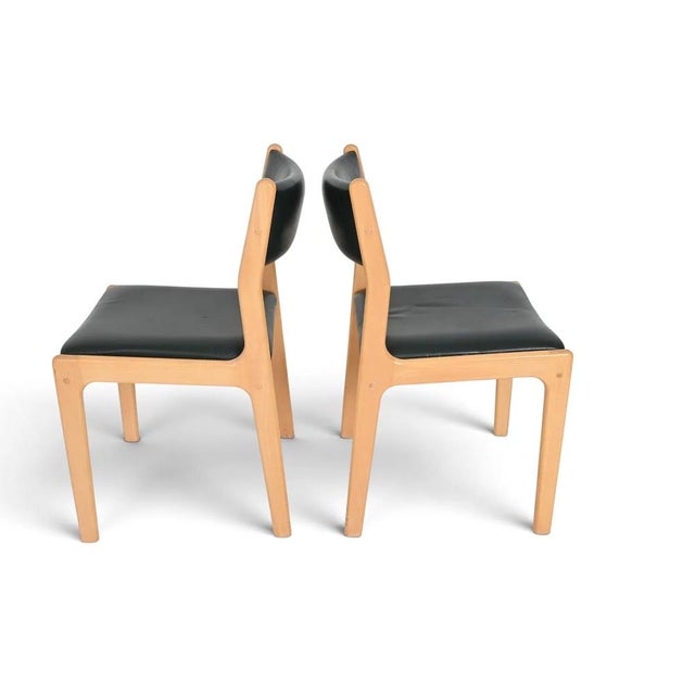 Wood 1970s Findahls Danish Beech Dining Chairs For Sale - Image 7 of 15