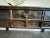Brown Solid Wood Vintage Console Table For Sale - Image 8 of 11