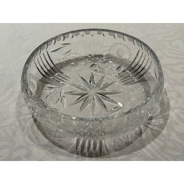 American Late 19th Century American Brilliant Period Cut Crystal Candy Bowls - a Pair For Sale - Image 3 of 10