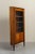 Brown Danish Corner Display Cabinet, 1960s For Sale - Image 8 of 8