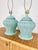Late 20th Century Newly Lacquered Vintage Wicker Lamps- A Pair For Sale - Image 5 of 8