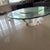 A Unique Glass-Top Coffee Table Featuring a Sculptural Seashell Base Shaped Like an Open Clam 1960s For Sale - Image 4 of 5