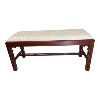 Surrey House Chinese Chippendale Bench For Sale