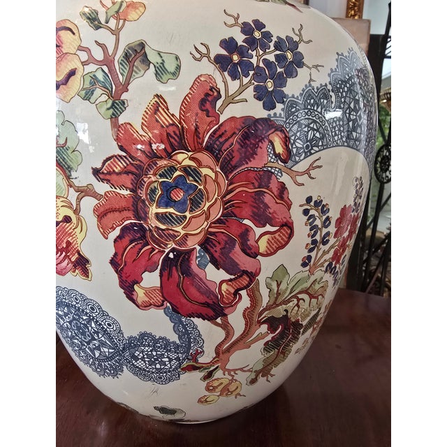 1970s Mid Century Modern Designer Signed Bulbous Lamp For Sale - Image 9 of 9