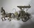 1950s Antique Djokja Indonesian Silver Carriage With Horse For Sale - Image 5 of 6