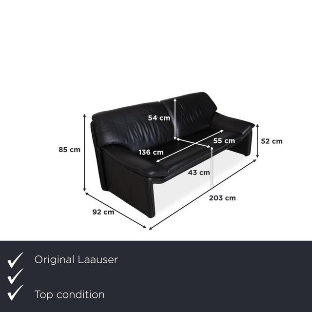 The Laauser Atlanta sofa makes a real statement for anyone who appreciates clean lines and a substantial presence in their...