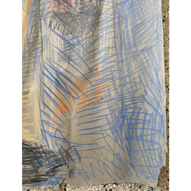 Portraiture 1990s Chief Redbone Ramapough Tribe Chief 60x60 Portrait + Archive John Elliot, Opa For Sale - Image 3 of 10