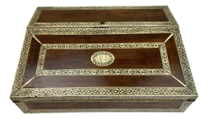 Late 19th Century Antique Campaign Lap Desk