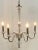 Restoration Hardware Retired Modern Chrome/Glass 5-Arm Chandelier For Sale In Washington DC - Image 6 of 13
