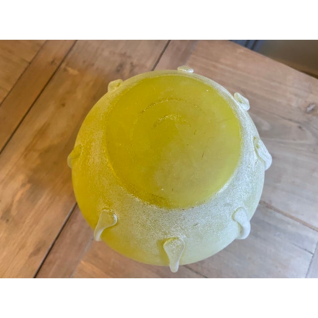 Vintage Scavo Murano Glass Vase, 1970s For Sale - Image 6 of 10