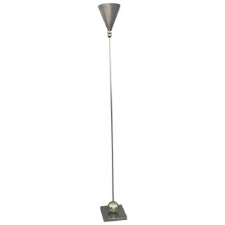 Mixed-Metals Robert Sonneman Torchiere for Kovacs For Sale