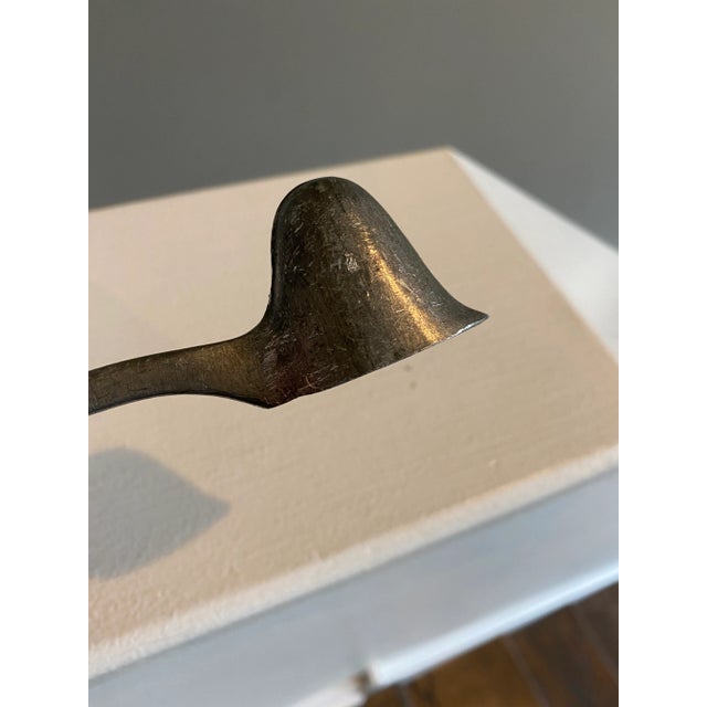 Italian Mid Century Eales 1779 Pewter Candle Snuffer For Sale - Image 3 of 8