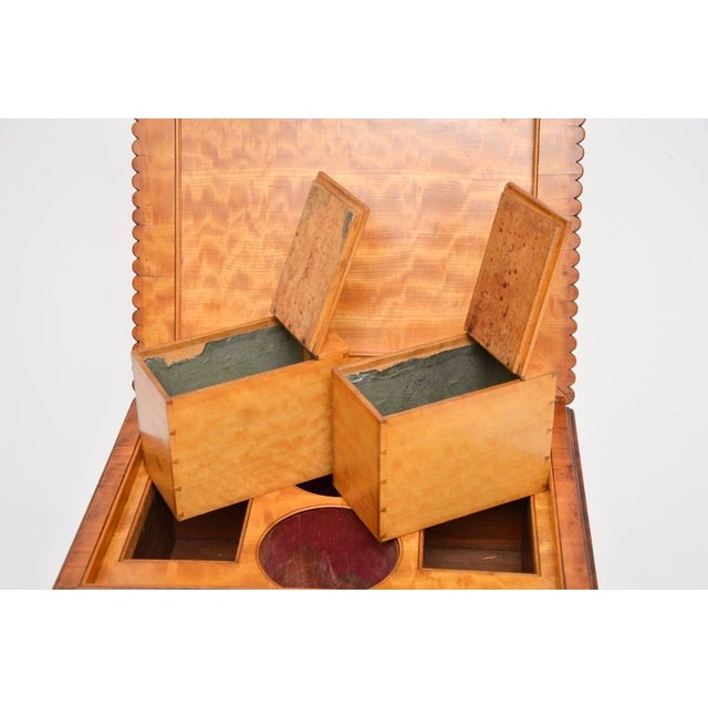 Antique William IV Satin Wood Tea Poy / Side Table, 1830 For Sale - Image 10 of 13