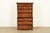 Thomas Chippendale 18th Century Antique English Chippendale Burled Walnut Highboy Dresser For Sale - Image 4 of 15