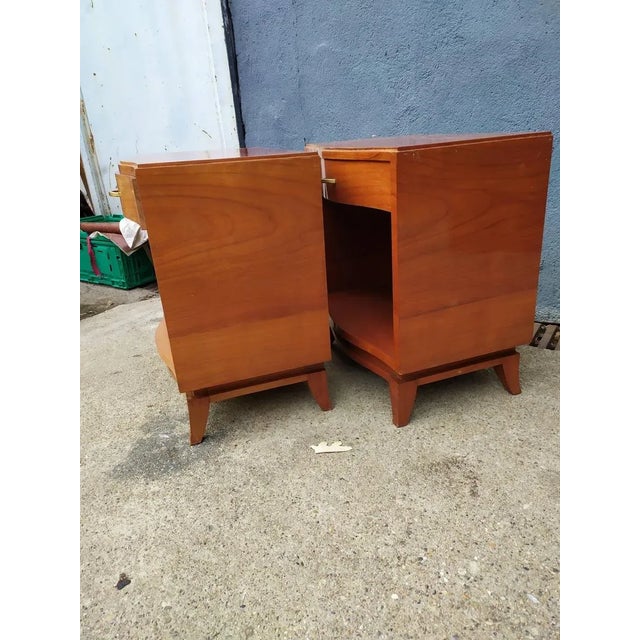 Brown Nightstands, 1950s, Set of 2 For Sale - Image 8 of 17