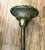 1920s Arts and Crafts, Art Deco Polychrome, Iron and Wood 3 Light Chandelier For Sale - Image 9 of 9