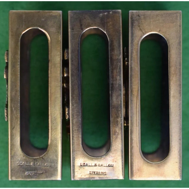 Traditional Set of 3 Sterling Matchbook Holders With Enamel Scottish Terriers Provenance: The Susie Hilfiger Collection For Sale - Image 3 of 6