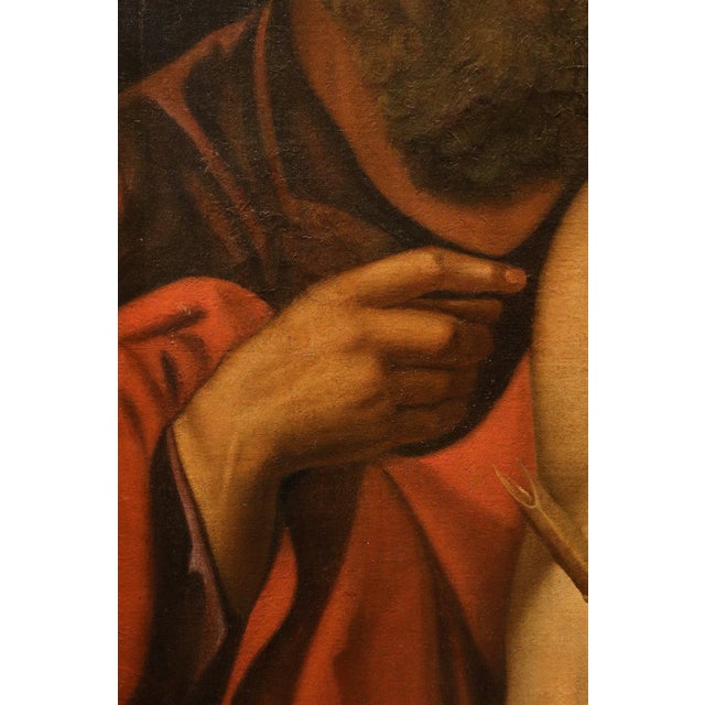 Follower of Rubens, Ecce Homo, 1700, Oil on Canvas For Sale - Image 7 of 16