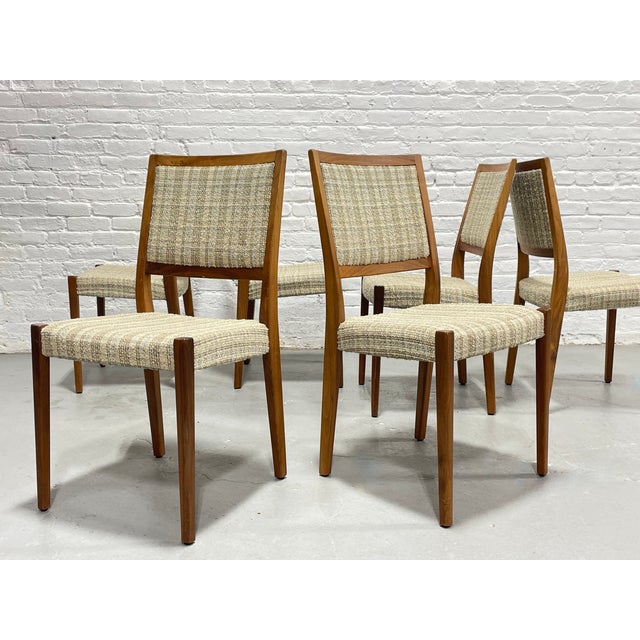 Set of Six Vintage Mid Century Modern Teak Dining Chairs by Svegards | Scandinavian Mid Century Modern, C. 1960's For Sale - Image 14 of 16