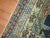 Eclectic Green Denim Blue Sampler Rug, 20th Century - 3'7" x 4'3" For Sale In New York - Image 6 of 6